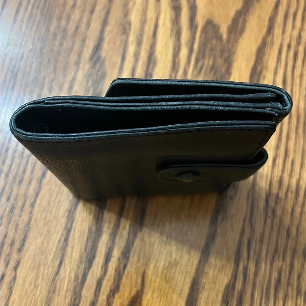 Chanel Timeless Flap Vintage Wallet in Black Caviar Leather